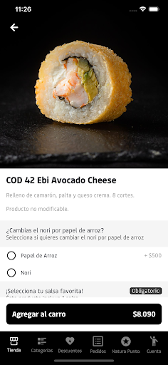 Natura Sushi Screen 3