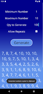 Random Number Generator