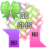 GO SMS - Bow Cutie 4 icon