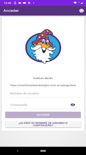 Instituto Merlín App Screen 2