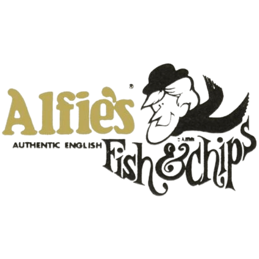 Alfies Fish & Chips logo