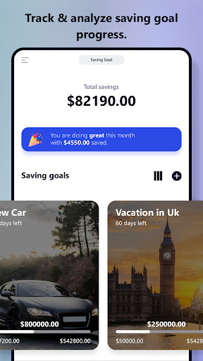 Savings Goal: Piggy Bank Screen 2