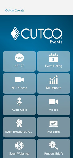 Android application Cutco Events screenshort