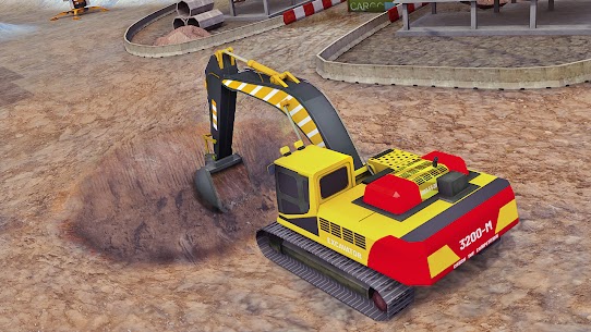 Excavator Crane Driving Sim v0.11 MOD APK (Unlimited Money) Free Android 4