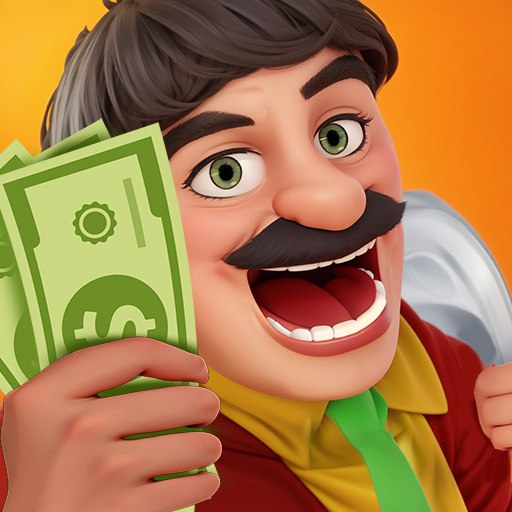 Money tycoon games: idle games  Icon