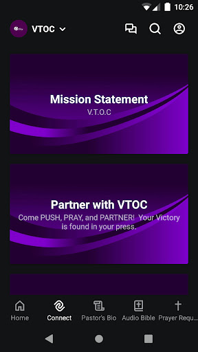 Victory Temple Outreach Center Screen 2