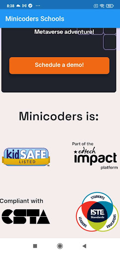 Minicoders Schools Screen 2