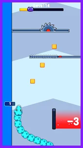 Worm Rush: Parkour Snake Game
