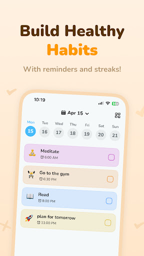 Screenshot of Prosper: Self Care Companion