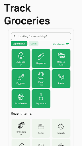 Android application KitchenOwl screenshort