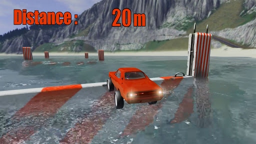 Water Surfer Monster Car Stunts New 2021 Car Game