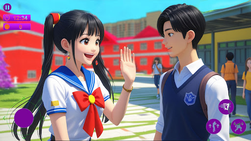 Anime Girls Life School Games.