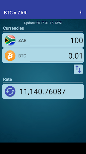 Bitcoin x South African Rand Screen 2