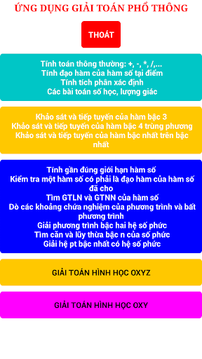Giải toán phổ thông Screen 2