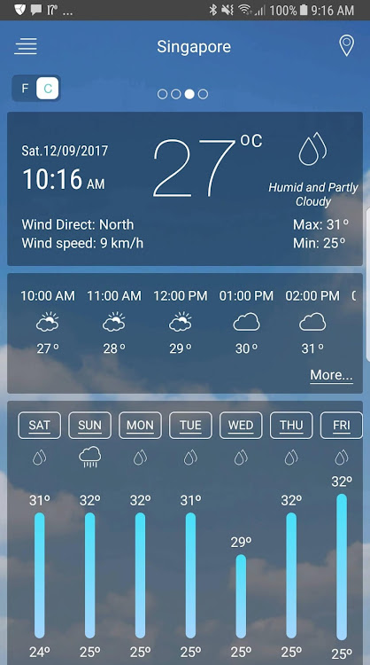 Weather app - 7.0 - (Android)