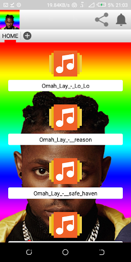 OMAH LAY ALL SONGS Screen 3