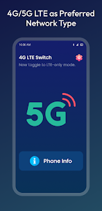 4G/5G Only Network Force LTE