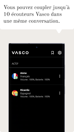 Aperçu de l'application