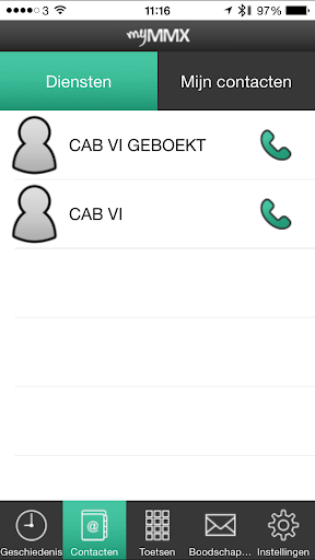 Android application Afstandstolk screenshort