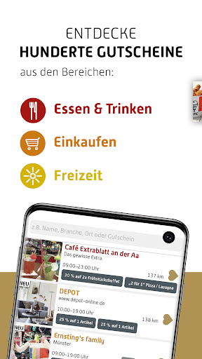 CITY for TWO - GutscheinApp Screen 2