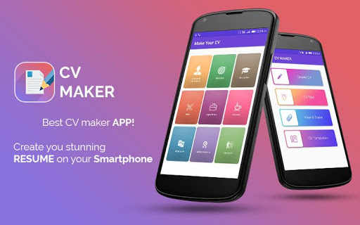 Android application CV Maker for job & cv creator screenshort