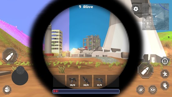 Pixel Gun Mobile Shooter: BATTLE ROYALE Simulator Screenshot