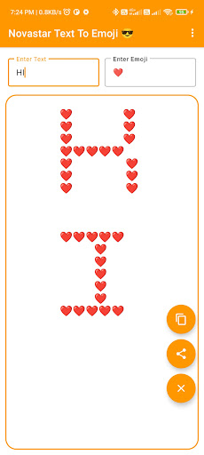 Android application Text To Emoji Art Maker screenshort