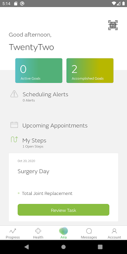Android application ARIA Guide screenshort