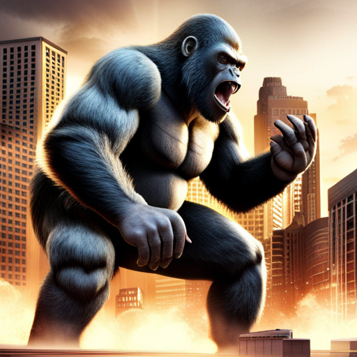 Angry Gorilla City Attack Game  Icon