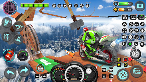 Mega Ramp Bike Stunts Games 3D Screen 2