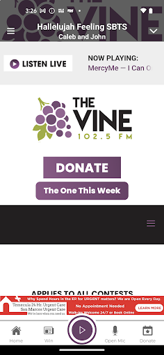 102.5 The Vine Screen 3