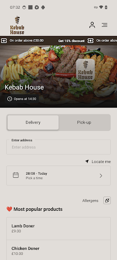 Vista previa de la aplicación