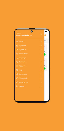 Hungerline Delivery Partner Screen 2