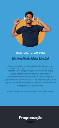Android application Rádio Vitória AM 1320 screenshort