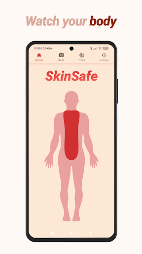 Android application SkinSafe screenshort