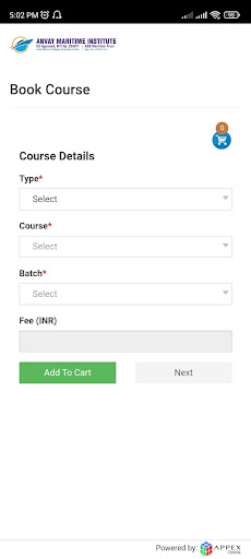 Anvay Maritime Institute Screen 3