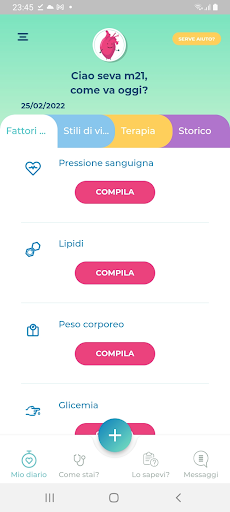 Android application CV-PREVITAL screenshort