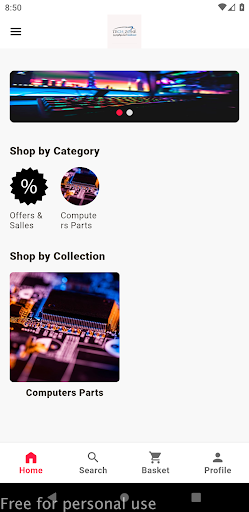 Android application المنطقة التكنولوجية screenshort
