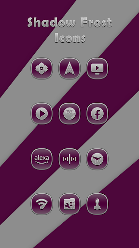 Shadow Frost Pink Icons