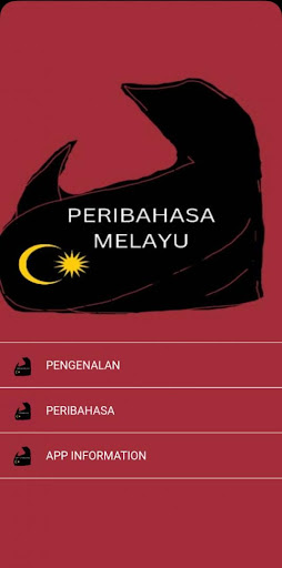 Android application Peribahasa Melayu Digital screenshort