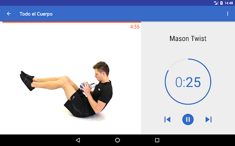 Imágen 6 Kettlebell workouts de Fitify android