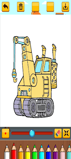 Excavator Coloring