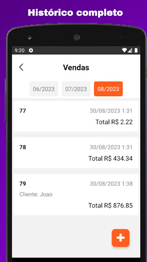 Gerencie: Vendas e Clientes Screen 2