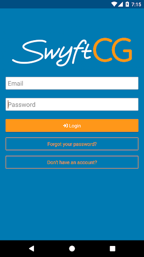 Android application SwyftOps - Caregiver App screenshort