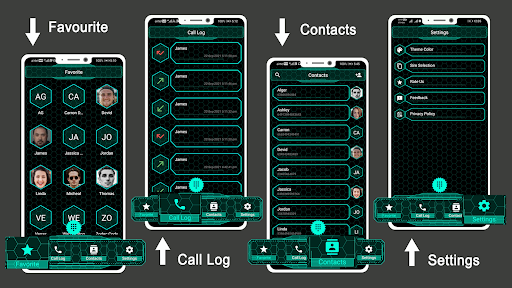 Screenshot of Hi-tech Phone Dialer & Contact