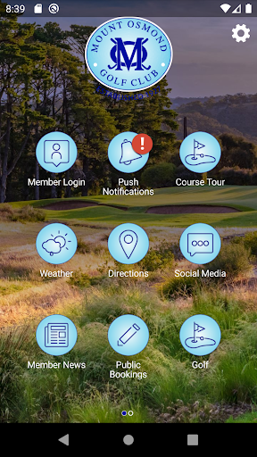 Android application Mount Osmond Golf Club screenshort