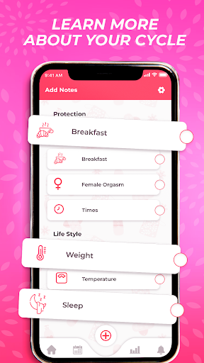 Android application Period Tracker & Flo Ovulation screenshort