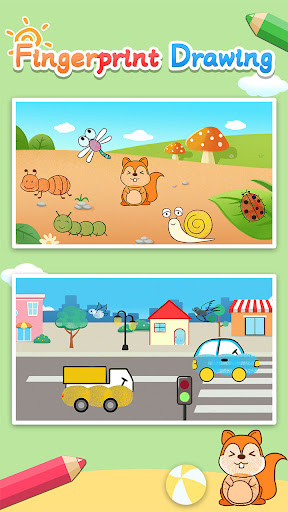 Creative fingerprint drawing