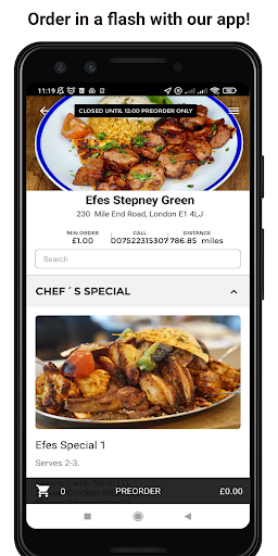 Android application Efes Stepney Green screenshort