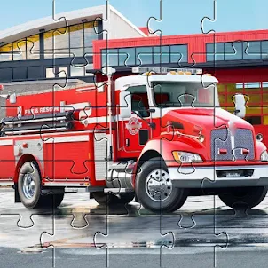 Fire Truck Jigsaw Puzzle Games